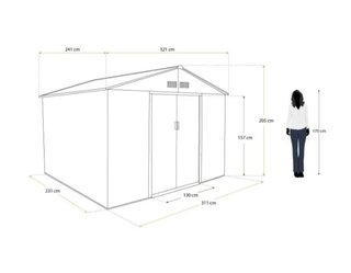 Caseta metálica Gardiun Bristol 7.47m²