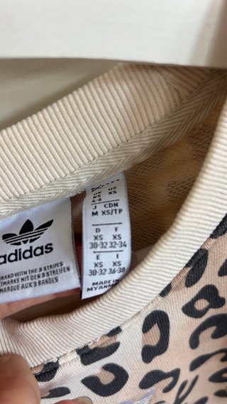Sudadera Adidas Animal Print Talla M