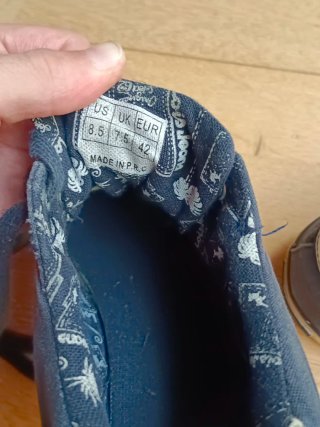 Zapatos Lois Azul y Blanco