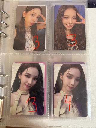 Photocards Kpop SKZ, Aespa, Itzy, Loona