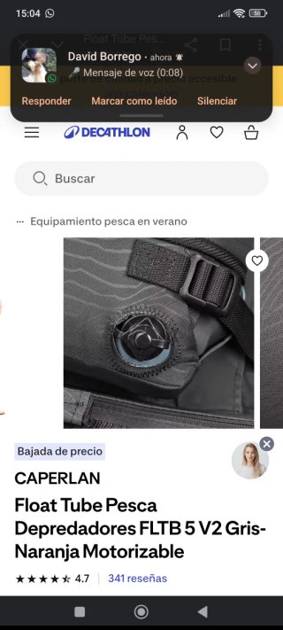 Pato de pesca CAPERLAN Motorizable