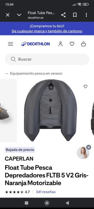 Pato de pesca CAPERLAN Motorizable
