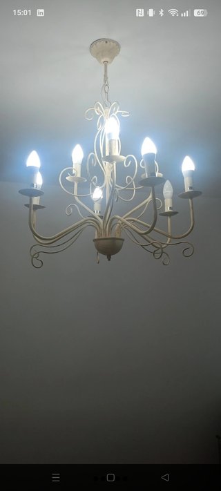 Lampada in ferro stile vintage