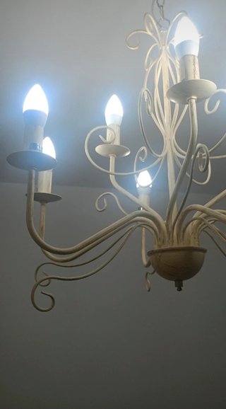 Lampada in ferro stile vintage