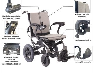 Silla de ruedas eléctrica Nuevo, Valoración: 4,8/5
