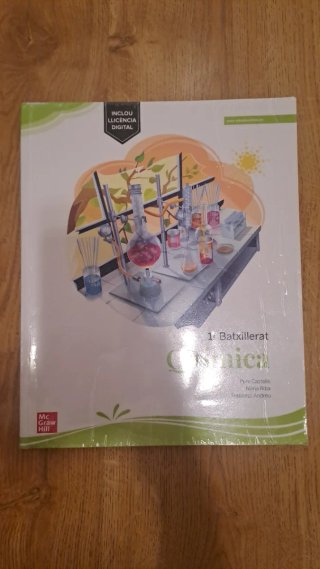 Libro de Química en Catalán, 1 Bachillerato.