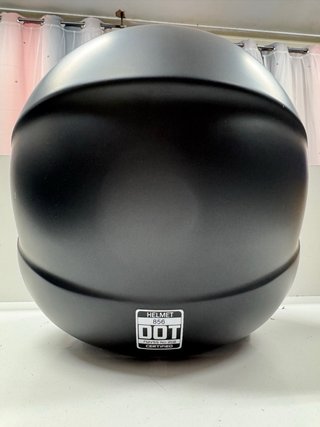 Casco Moto Retro Negro Mate