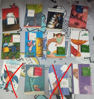 Libros de lectura, precio individual 5 euros