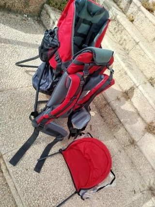 Mochila Porta Bebé Trekking Homcom