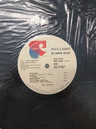 The Pointer Sisters - That's A Plenty 33 giri 1974