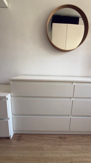 Cajonera blanca Ikea 6 compartimentos