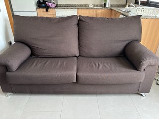 Sofá Matis Conforama Marrón Tela