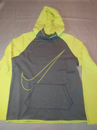 Sudadera Nike Hombre Gris y Amarillo