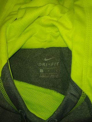 Sudadera Nike Hombre Gris y Amarillo