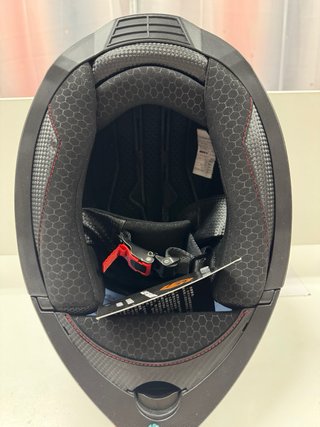 Casco Abatible Moto Negro/Rojo