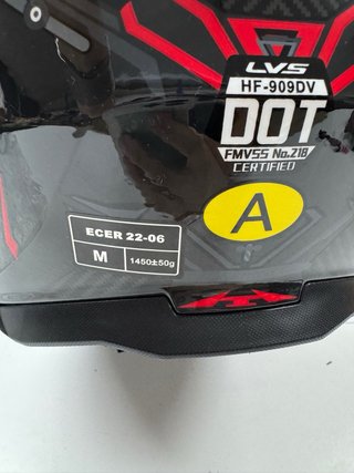 Casco Abatible Moto Negro/Rojo