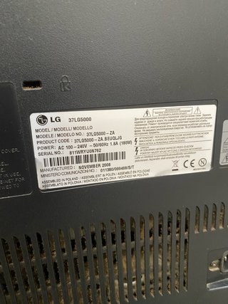 TV LG 37 pulgadas