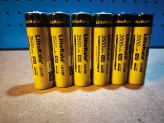 6 Baterías LiitoKala 18650 3500mAh