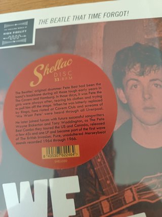 Vinilo LP The Pete Best Combo - We Want Pete!