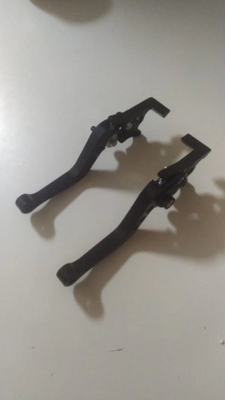 Manetas Freno Moto Negras