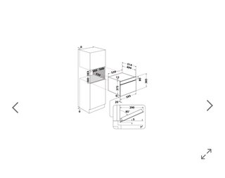 Forno microonde incasso Whirlpool 31L