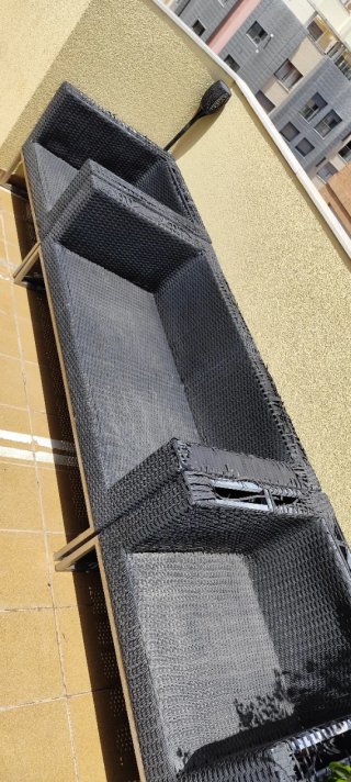 Conjunto Sofá y 2 Sillones Terraza