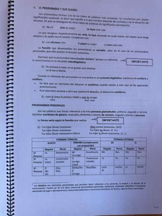 Apuntes de Lengua 2 bachillerato para la PAU