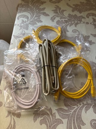 Cables de red Ethernet (varios colores) 2€ c/u