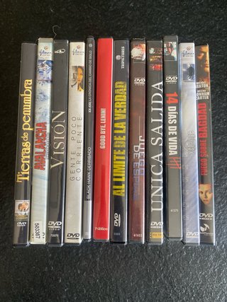 Lote 12 DVDs Variados Acción/Crimen/Drama