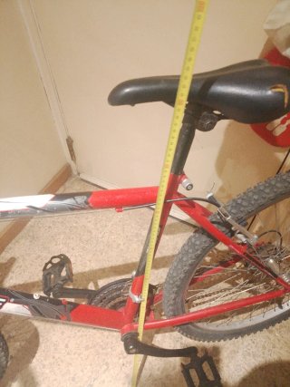 Bicicleta de Montaña TOPBIKE Roja y Blanca