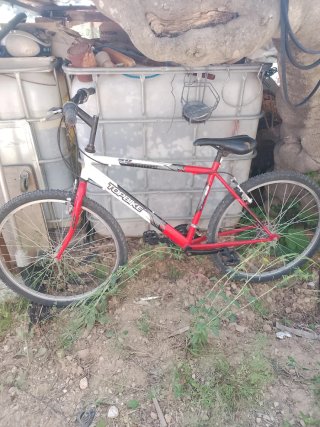 Bicicleta de Montaña TOPBIKE Roja y Blanca