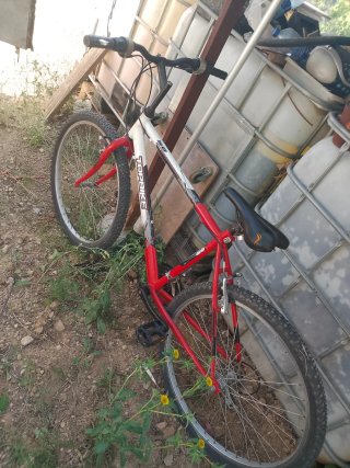Bicicleta de Montaña TOPBIKE Roja y Blanca
