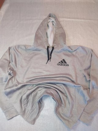 Sudadera Adidas gris hombre