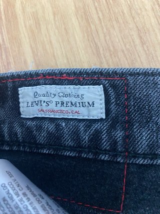 Levi's Engineered Jeans Negros Ajustados Elásticos