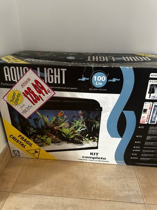 Acuario 100L Negro
