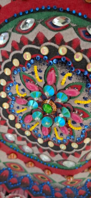 Vestito Mandala Asimmetrico Taglia S/M