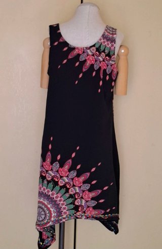 Vestito Mandala Asimmetrico Taglia S/M