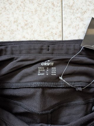 Leggings sportivi Crivit neri taglia M