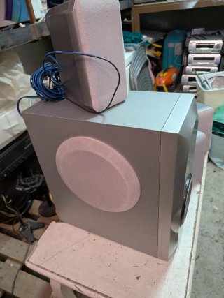 Kenwood KSW 6200 Subwoofer + 3 Satelliti