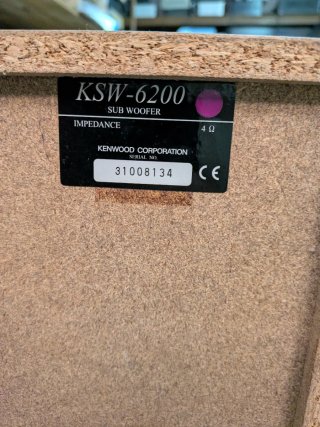 Kenwood KSW 6200 Subwoofer + 3 Satelliti