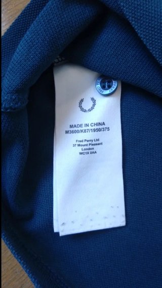 Polo Fred Perry Talla M