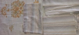 Juego sábanas 90 o 105cm rayas gris y blanco