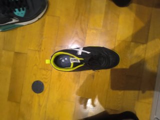 Zapatillas Munich Negras y Verdes