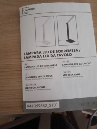 Lámpara LED Blanca Moderna