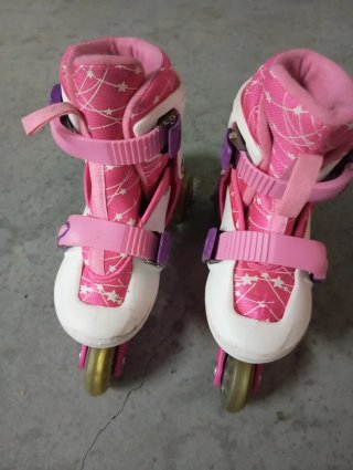 Patines rosas para niña/o