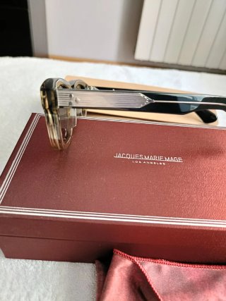 Jacques Marie Mage Gafas de Sol Negras/Marrones