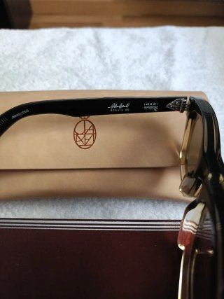 Jacques Marie Mage Gafas de Sol Negras/Marrones