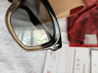 Jacques Marie Mage Gafas de Sol Negras/Marrones