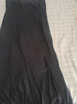 Vestido largo negro de verano