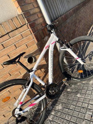 Bicicleta Rockrider 100 Blanca